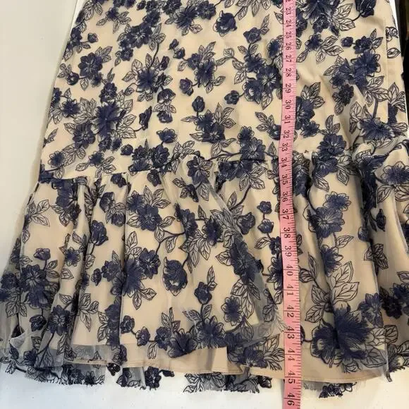 Gal Meets Glam Colection Rosemary Midi Dress Women's Size 20 Floral Embroidered - Picture 14 of 15